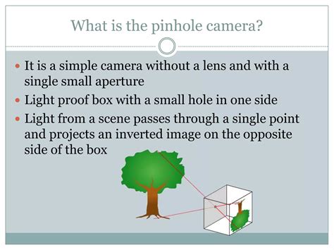Image result for How Does a Pinhole Camera Work