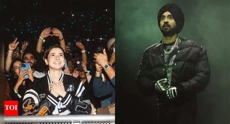 Diljit Dosanjh calls Pakistani actress Hania Aamir on stage at his ...