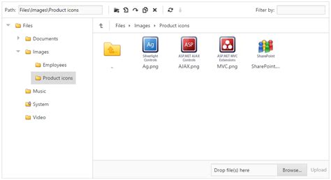 Asp.net Core File Manager 的图像结果