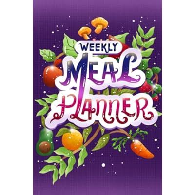 Weekly Meal Planner: 52 Week Meal Planner to Track India | Ubuy