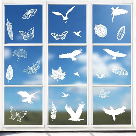 Amazon.com: Hianjoo Anti-Collision Window Bird Stickers Anti-Collision ...