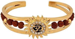 MEENAZ Bracelet RUDRAKSHA BRACELET KADA-ME04 Kundan, Gold Bracelet Set ...