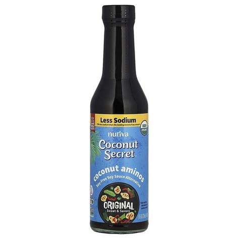 Coconut Secret, Coconut Aminos, Soy-Free Soy Sauce Alternative ...