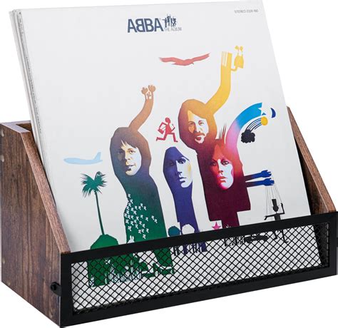 Amazon.com: Vinyl Record Storage Display, Vinyl Wall Mount Shelf, 25-30 ...