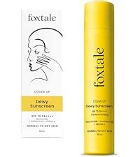 Foxtale SPF 70 Niacinamide Dewy Sunscreen with PA++++ For Dewy Sun ...