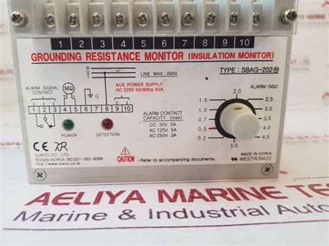 Luxco Sbag-202 Grounding Resistance Monitor Ac 220V 50/60Hz – Aeliya ...