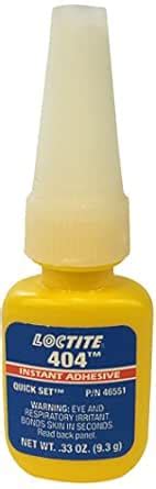 Loctite 404 442-46551 0. 333oz Quick Set Instant Adhesive, Clear Color ...