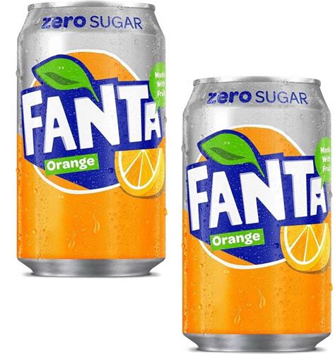 Fanta Orange Sugar Free Soft Drink Can Price in India - Buy Fanta ...