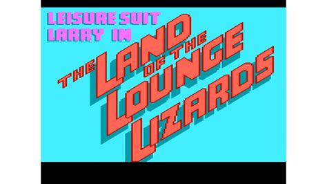 Leisure Suit Larry in the Land of the Lounge Lizards Cheats & Cheat ...