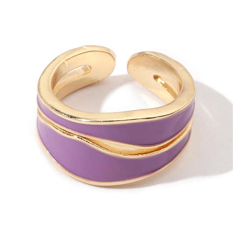 SALTY Fashion Blair Enamel Finger Ring for Women & Girls | Fancy ...