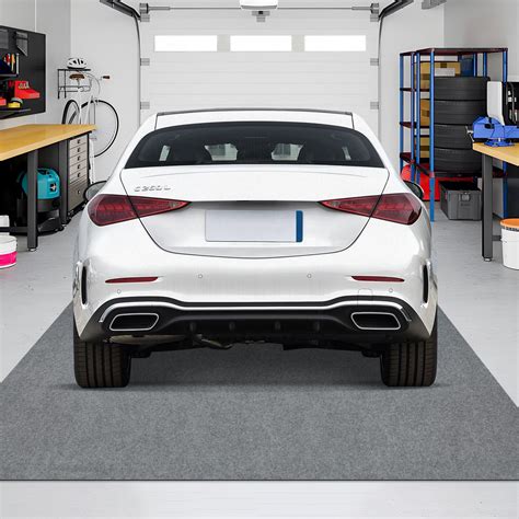 Amazon.com: Tangkula 17' x 7.4' Garage Floor Mat, Absorbent Oil Spill ...