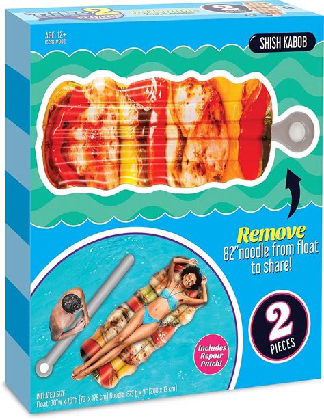 Buy Chicken Shish Kebab Float and Noodle - Pool Float Tube, Inflatable ...