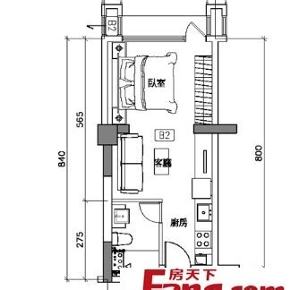 32平米小户型图2019-房天下家居装修网