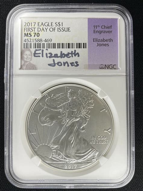 Erie Gold And Silver | 2017 American Silver Eagle NGC MS 70 First Day ...