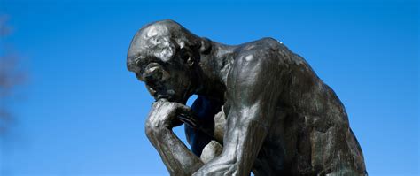 Download wallpaper 2560x1080 thinker, rodin, sculpture, pose dual wide ...