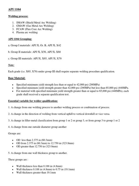 Image result for API 1104 Base Material