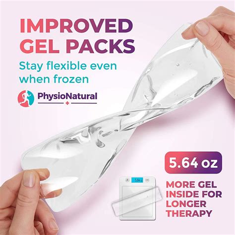 Reusable Perineal Ice Packs for Hemorrhoids & Postpartum Relief - Washable Sleeves, Ideal for ...