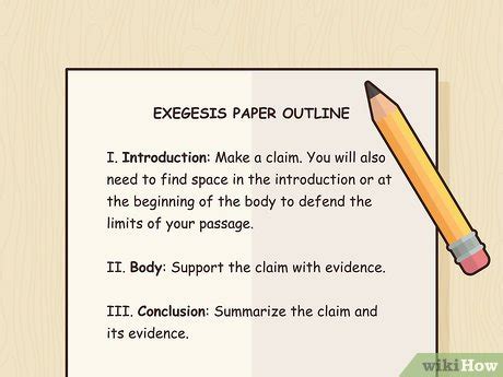 Image result for Exegesis Paper Example