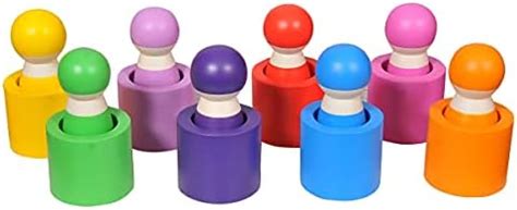 Buy Little Genius Montessori Knobbed Cylinders | Wooden Cylinder Block ...
