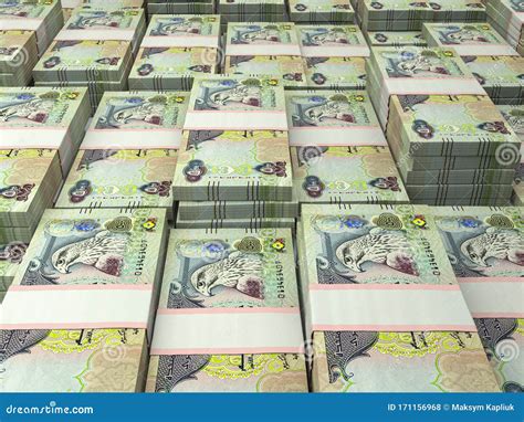 AED. Currency of United Arab Emirates. Emirates Dirham Bussiness Background. Dubai, Abu-Dhabi ...
