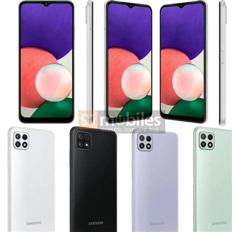 Samsung Galaxy A22 4G e A22 5G svelati da un leak clamoroso