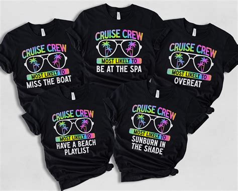 Matching Cruise Shirts, Funny Cruise Crew Shirt, Family Cruise Tees ...