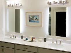 Image result for Lighted vanity mirrors
