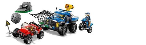 LEGO City Police Dirt Road Pursuit Building Blocks for Kids 5 to 12 ...