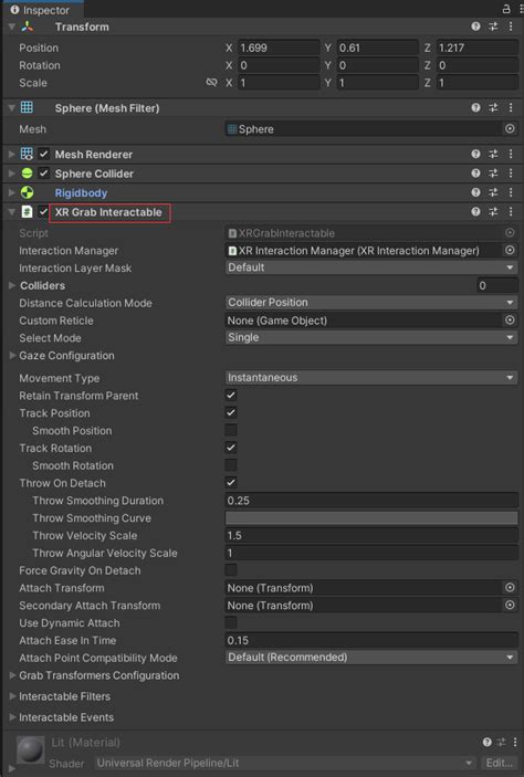 Unity XR Input 的图像结果