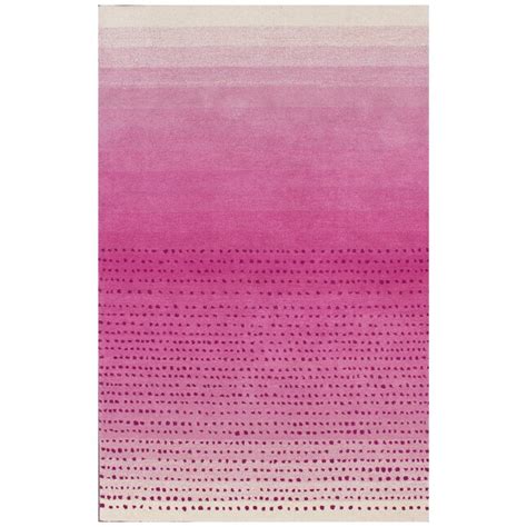 nuLOOM Decor 8 X 10 (ft) Wool Pink Indoor Stripe Area Rug at Lowes.com