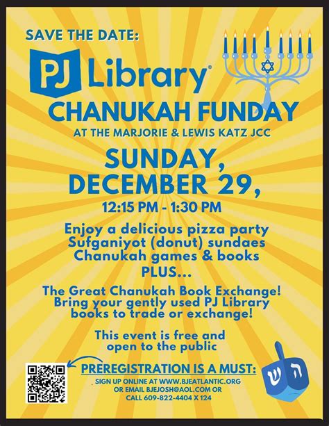 PJ Library - Chanukah Sunday/Sundae Funday, 501 N Jerome Ave, Margate ...