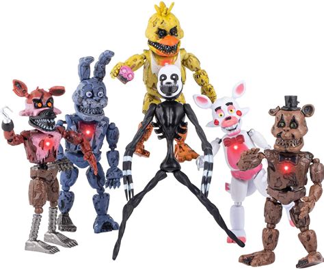 Buy 6 PCS FNAF Action Figures Set – Inspired by Five Nights at Freddy’s ...