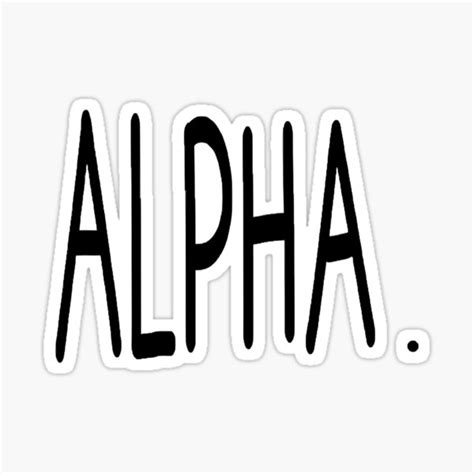 Alpha Sign Sticker 的图像结果
