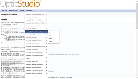 Image result for Zemax MATLAB API