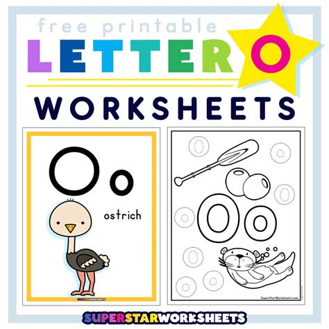Letter O Worksheet - Superstar Worksheets