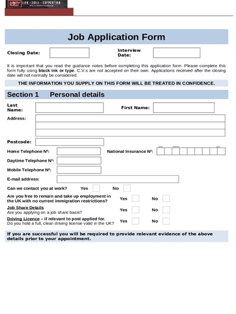 Image result for Job Interview Application Form