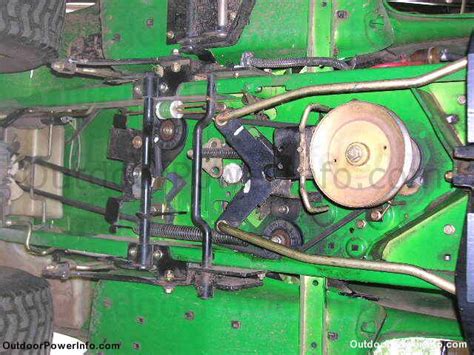 John Deere LT133 Belt Installation 的图像结果