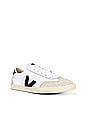 Veja Volley Sneaker in White Black | REVOLVE