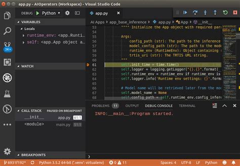 Debugging in vs Code 的图像结果