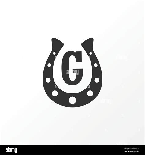 Simple and unique letter or word S font on vintage horseshoe image graphic icon logo design ...