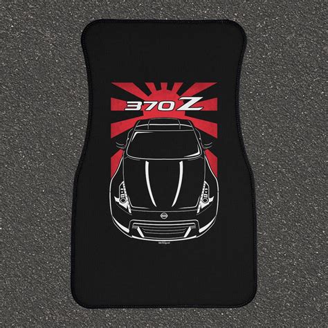 Nissan 370Z Z34 Car Mat JDM Floor Mats, Custom Fit Design (front & Rear ...