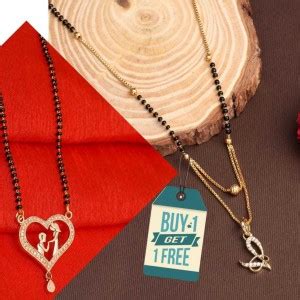 PRIYANKA JEWELLERY V LETTER WITH MANGALSUTRA COMBO PACK Alloy ...