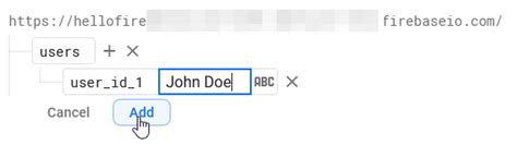 Firebase Database Unity Tutorial 的图像结果