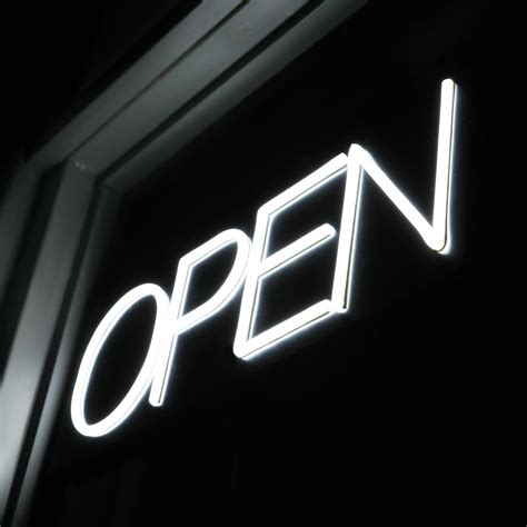 Image result for LED Lighted Open Signs