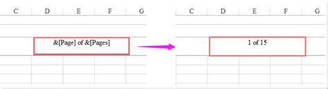 Image result for Excel Page Number