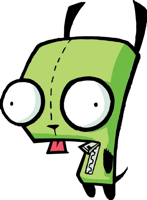 AI Tracing - Invader Zim - Gir by SchizophrenicMenace on DeviantArt