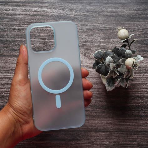 Blue Paper Matte Magsafe Case for Apple Iphone 14 Pro – The Hatke