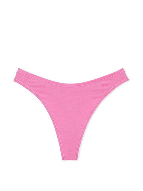 Buy Cotton High-Leg Thong Panty Online | Victoria's Secret India