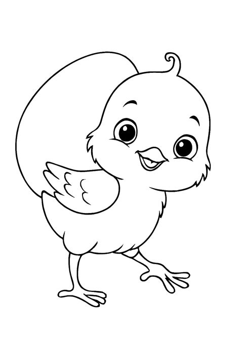 Baby Chick coloring pages