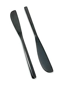 Buy Geega Turtles Black PVD Dinner Knife | Spreader Knife| Serrated ...